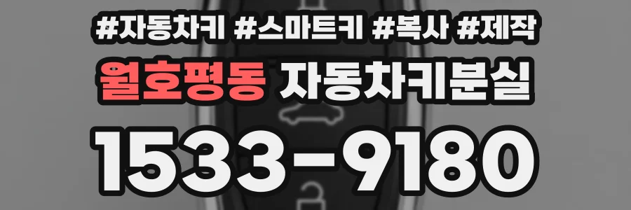 월호평동 자동차키분실