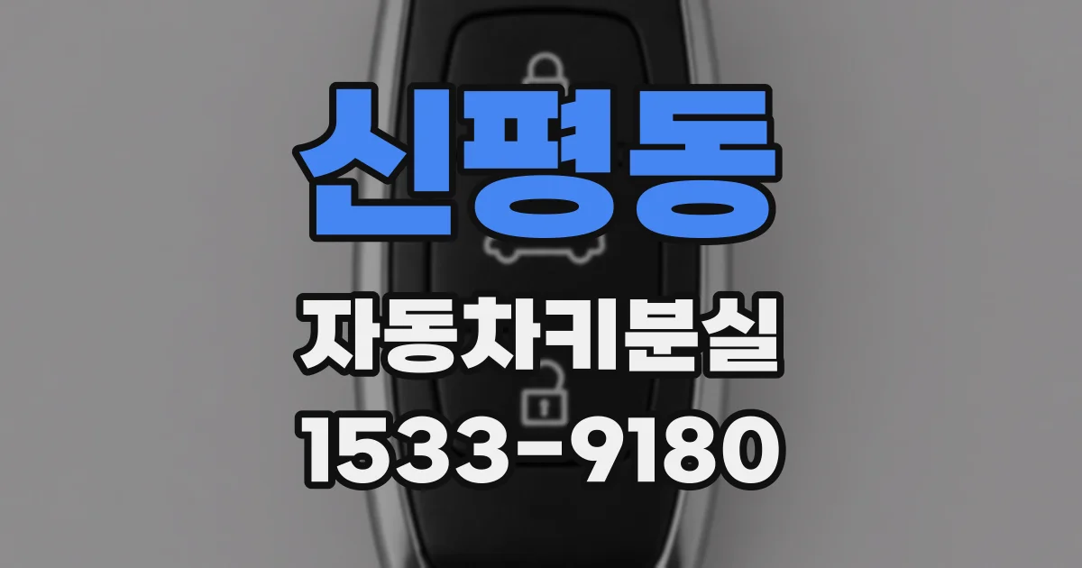 신평동 자동차키분실