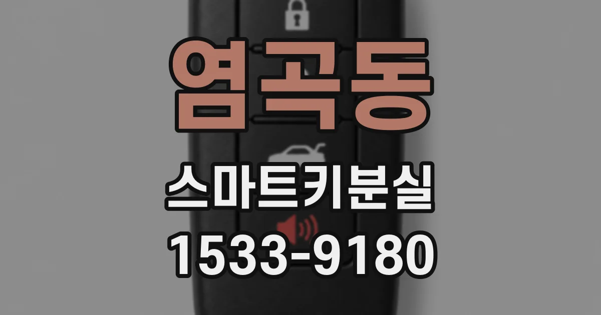 염곡동 스마트키분실