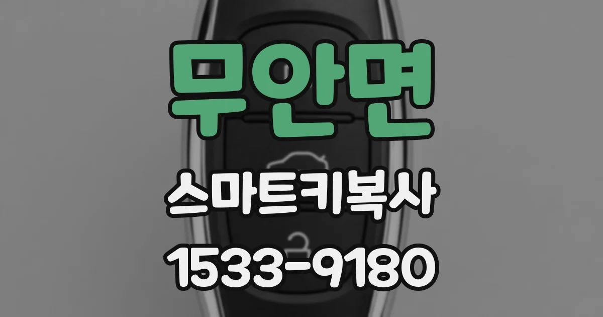 무안면 스마트키복사