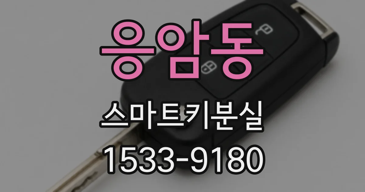 응암동 스마트키분실