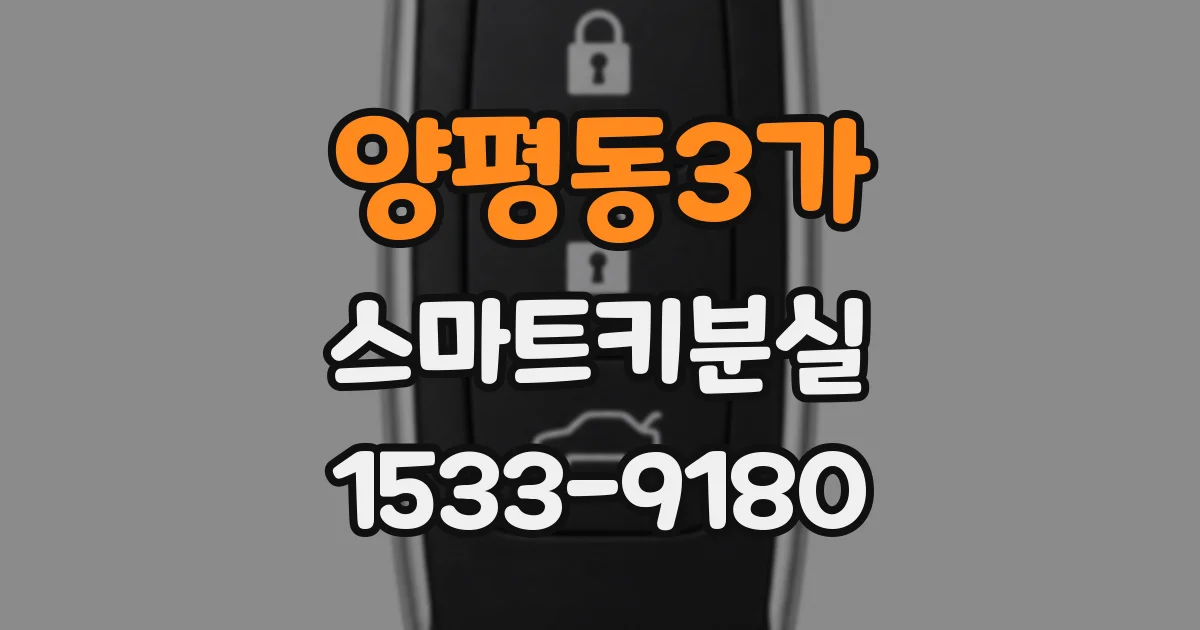 양평동3가 스마트키분실