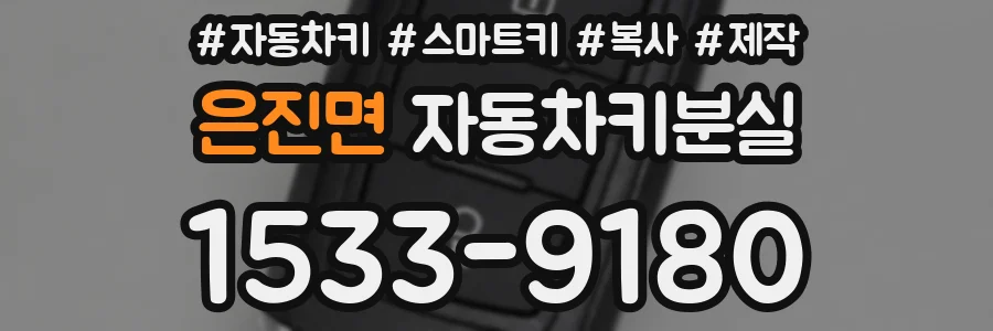 은진면 자동차키분실