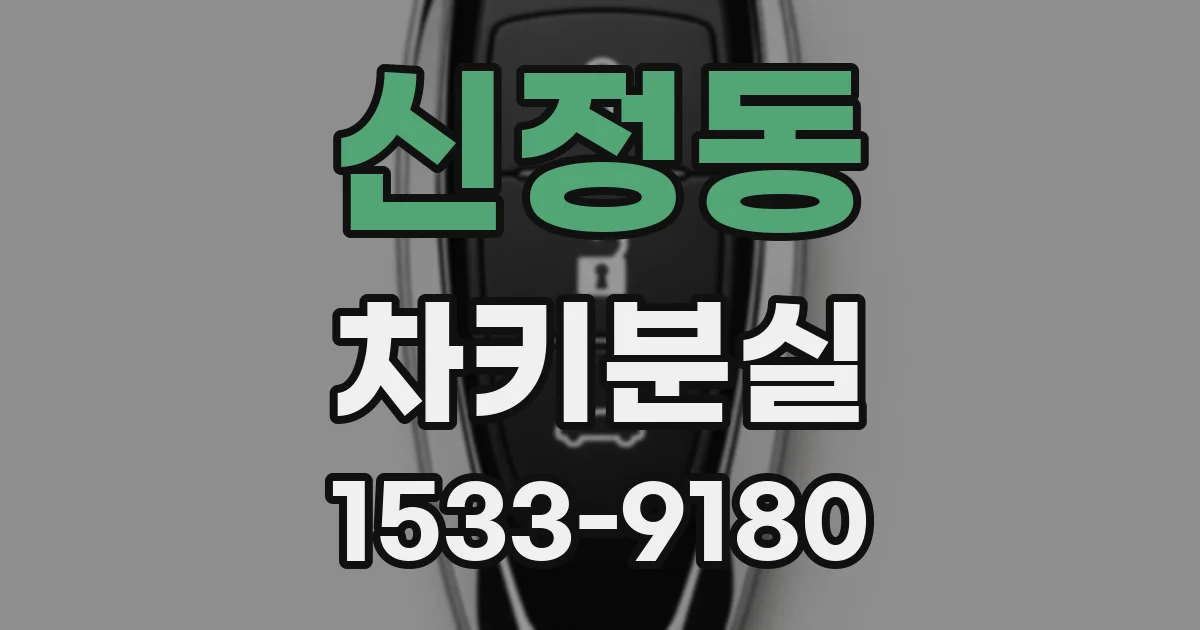 신정동 차키분실