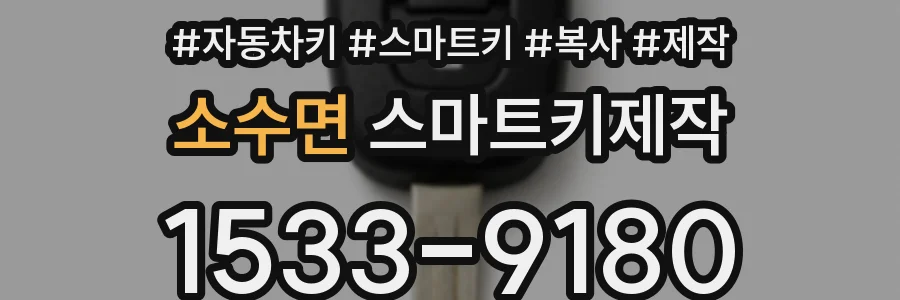 소수면 스마트키제작
