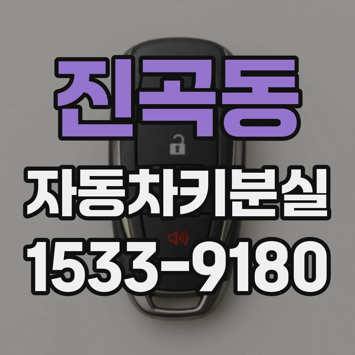 진곡동 자동차키분실