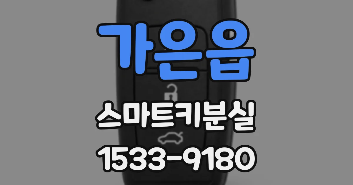 가은읍 스마트키분실