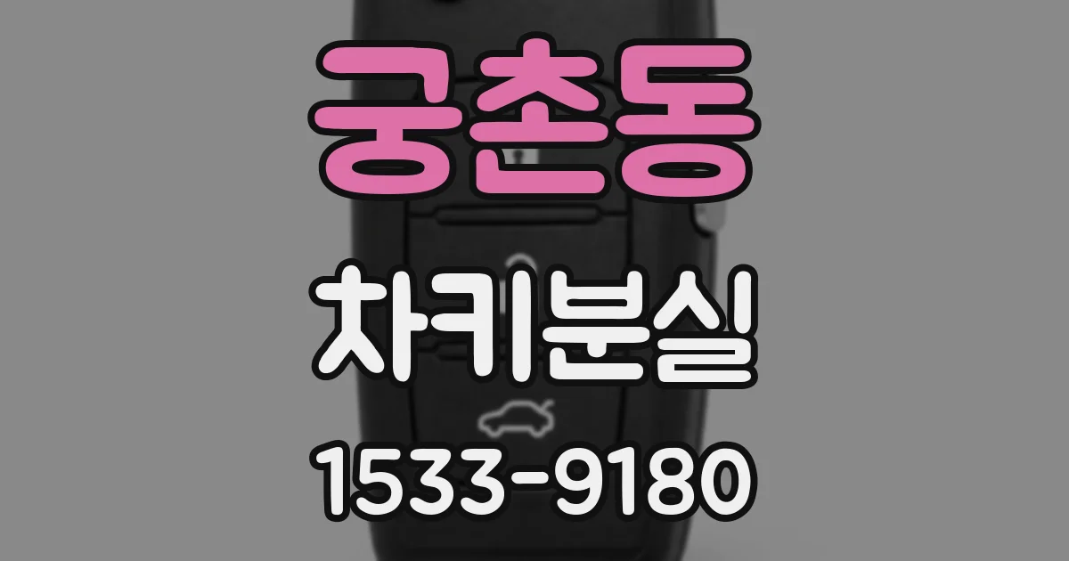궁촌동 차키분실