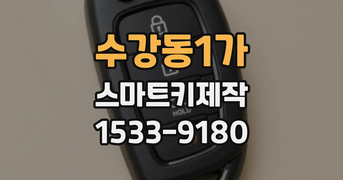 수강동1가 스마트키제작