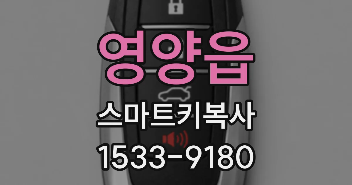 영양읍 스마트키복사