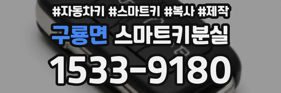 구룡면 스마트키분실