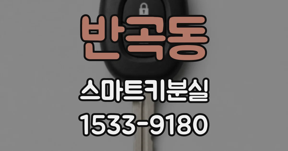 반곡동 스마트키분실