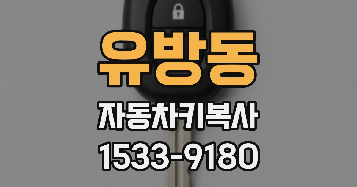 유방동 자동차키복사