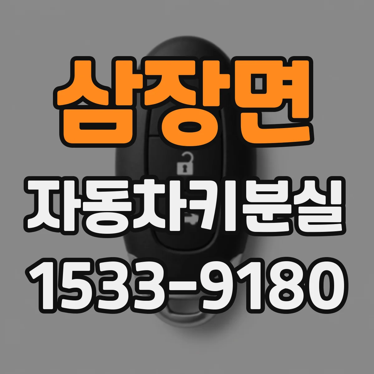 삼장면 자동차키분실