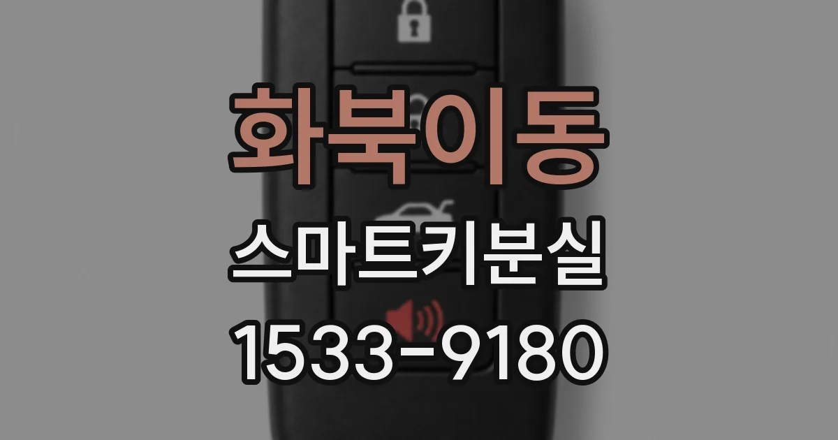 화북이동 스마트키분실