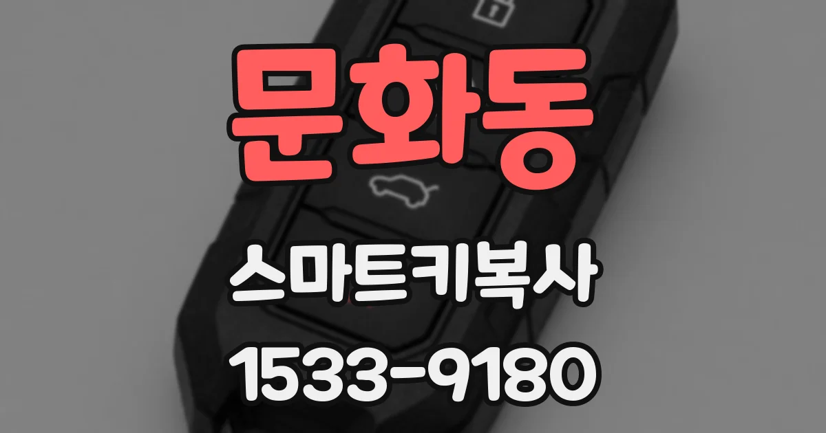 문화동 스마트키복사