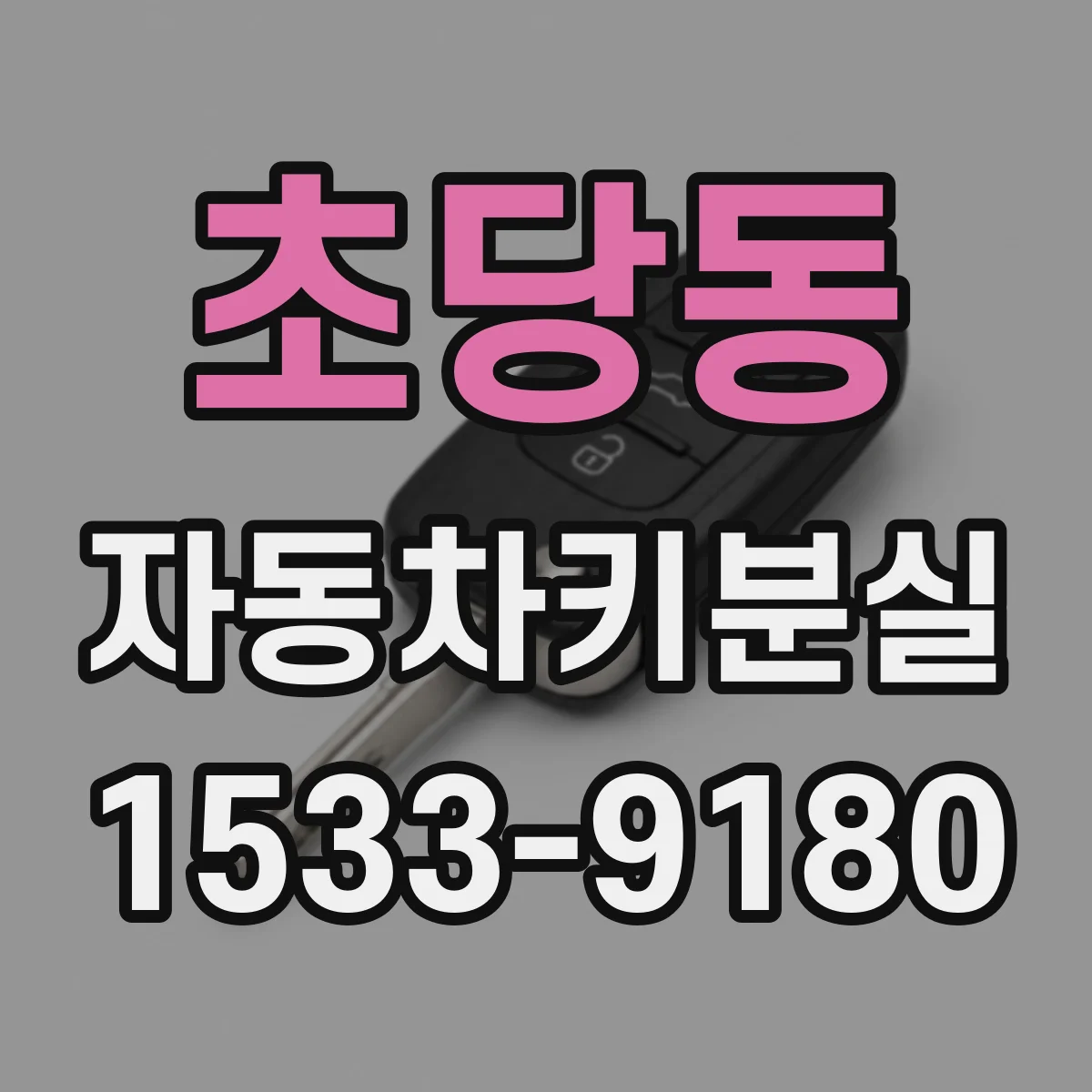 초당동 자동차키분실