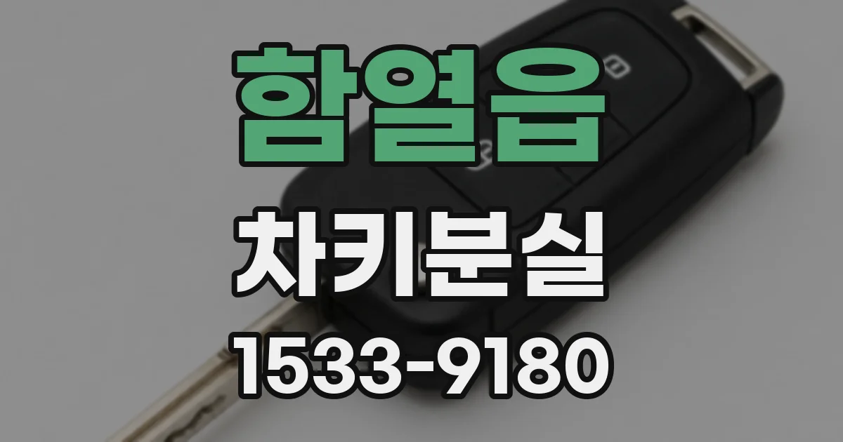 함열읍 차키분실