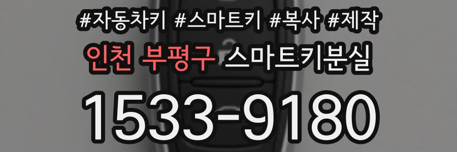 인천 부평구 스마트키분실