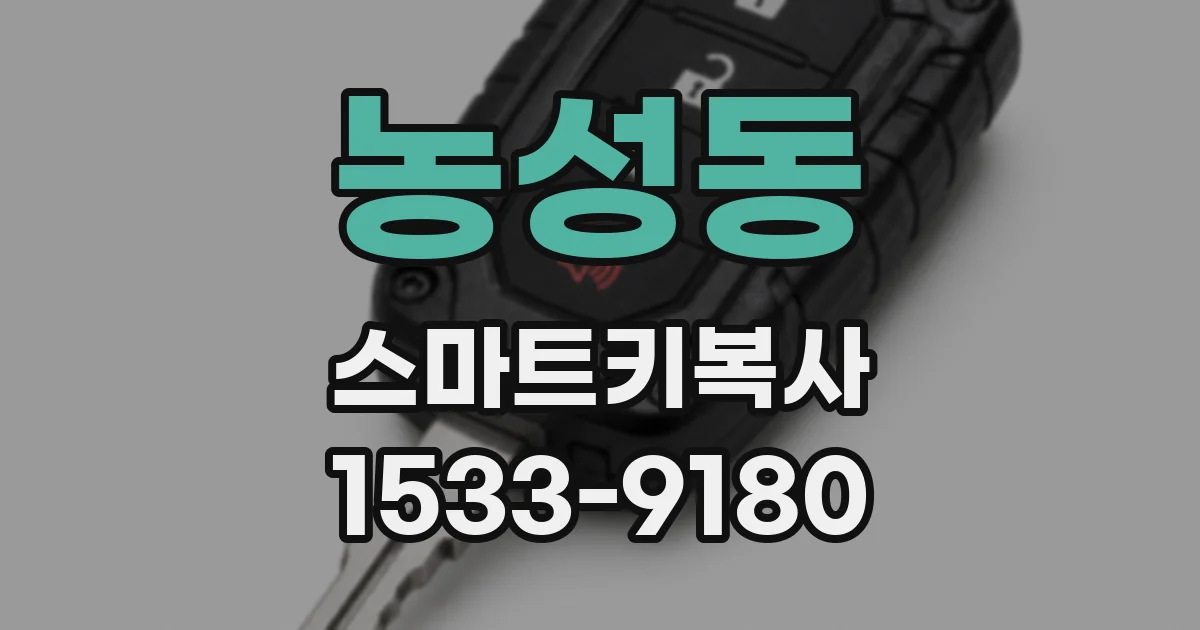 농성동 스마트키복사