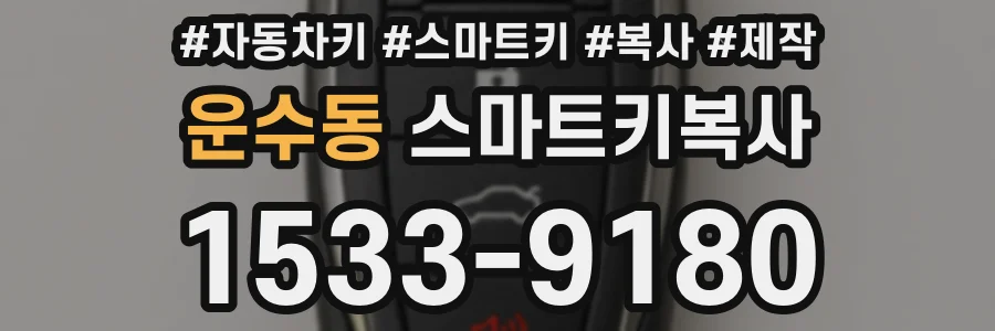 운수동 스마트키복사