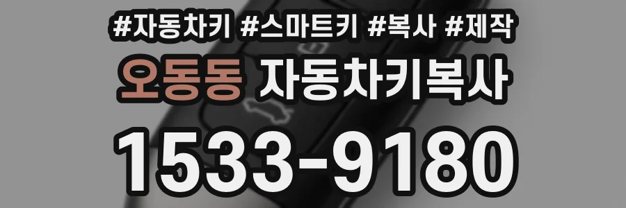 오동동 자동차키복사