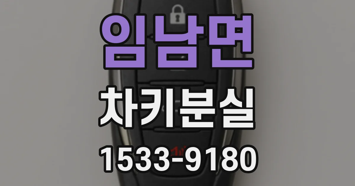 임남면 차키분실