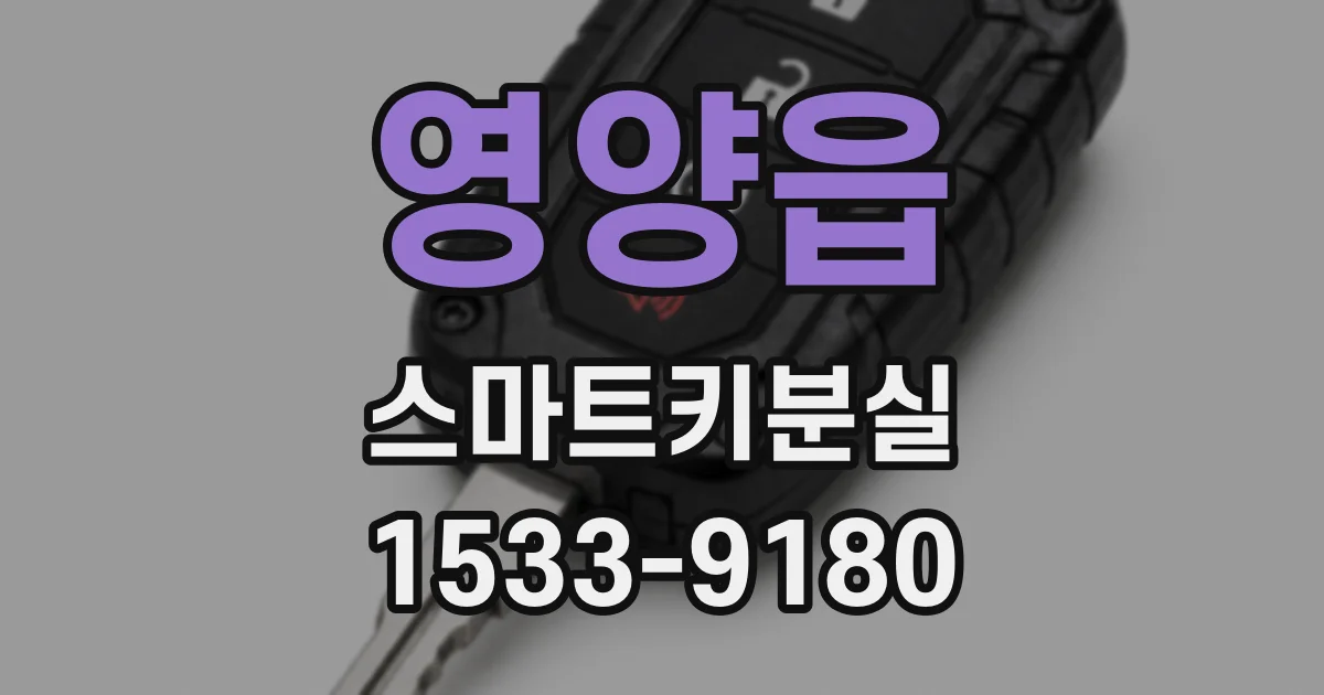 영양읍 스마트키분실