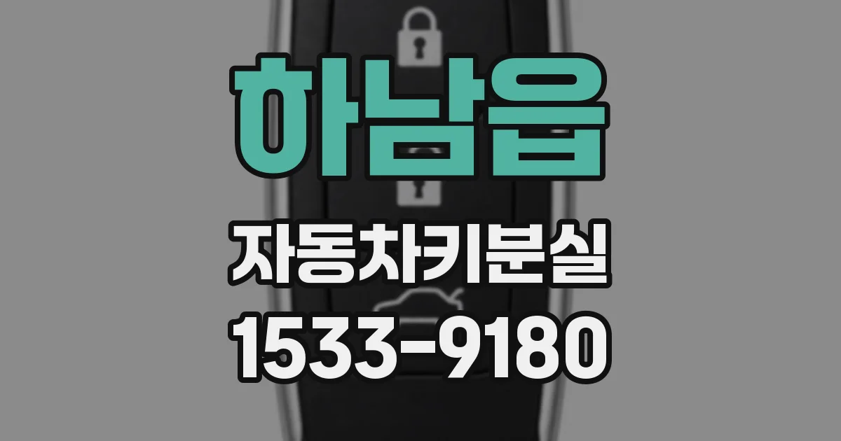 하남읍 자동차키분실
