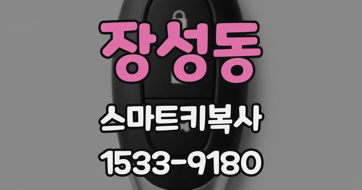 장성동 스마트키복사