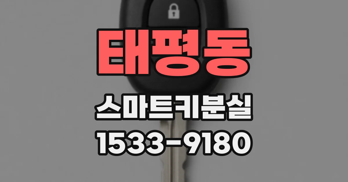 태평동 스마트키분실