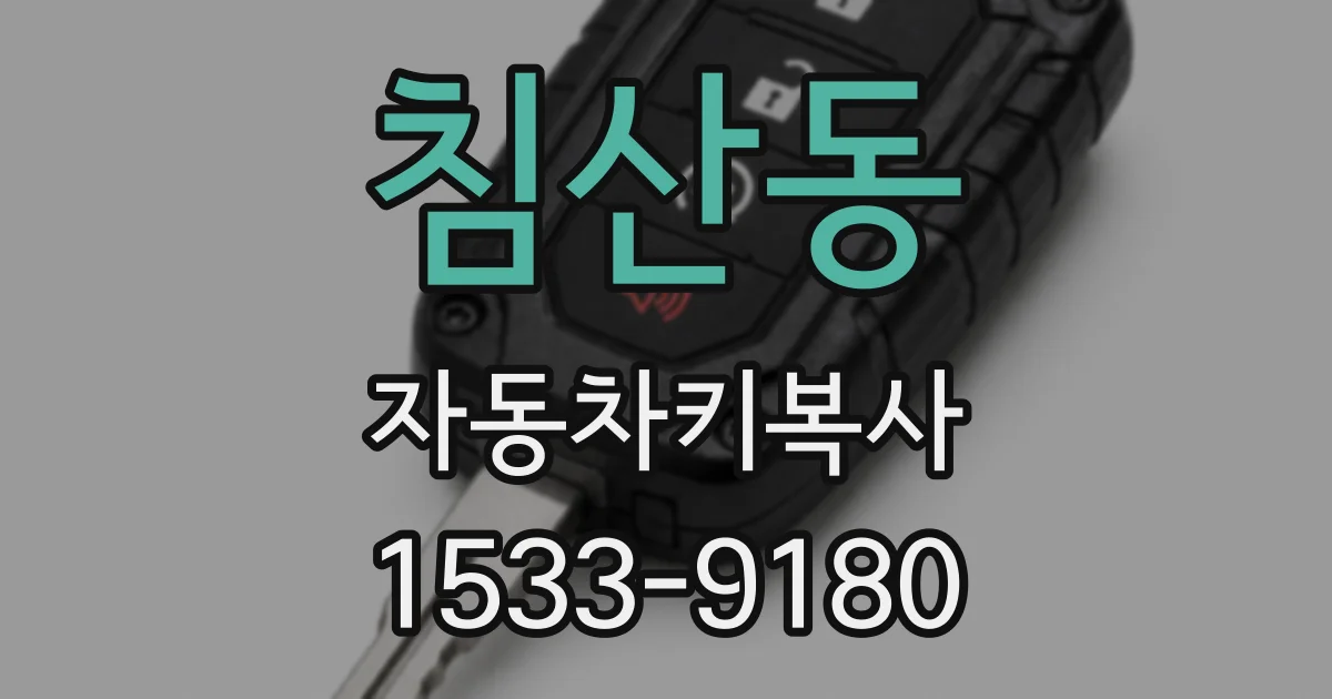 침산동 자동차키복사