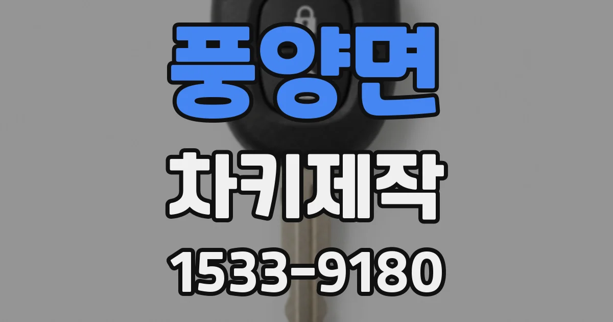 풍양면 차키제작