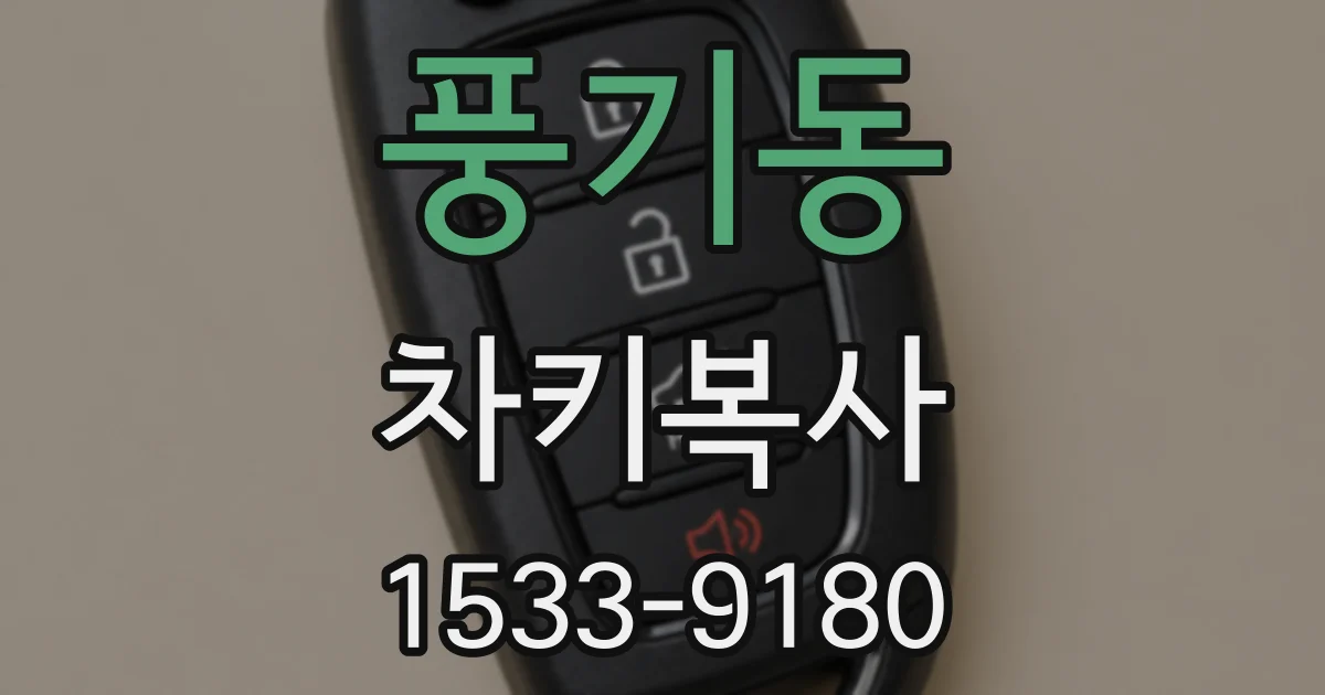풍기동 차키복사