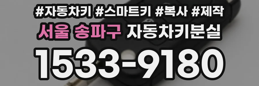 서울 송파구 자동차키분실