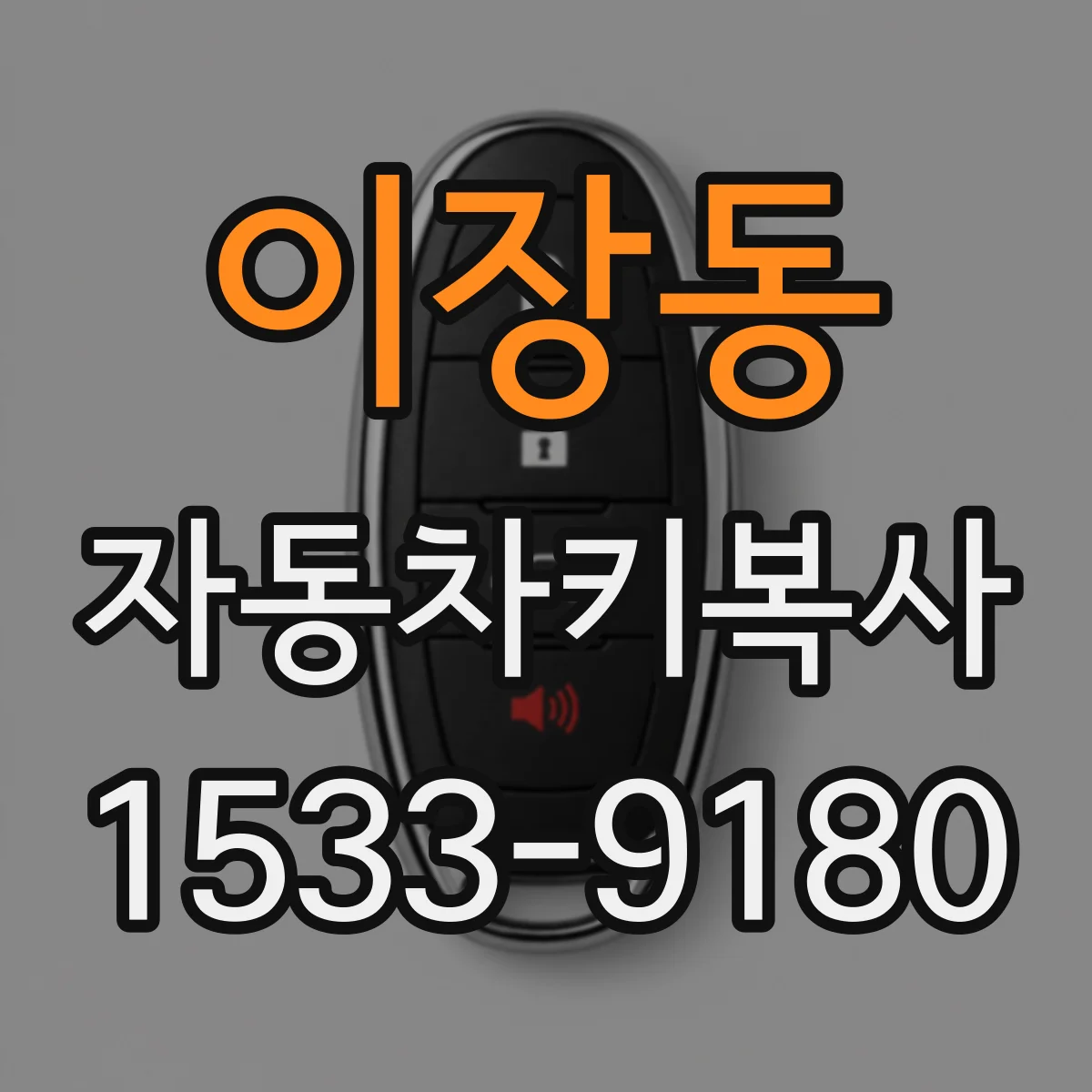 이장동 자동차키복사