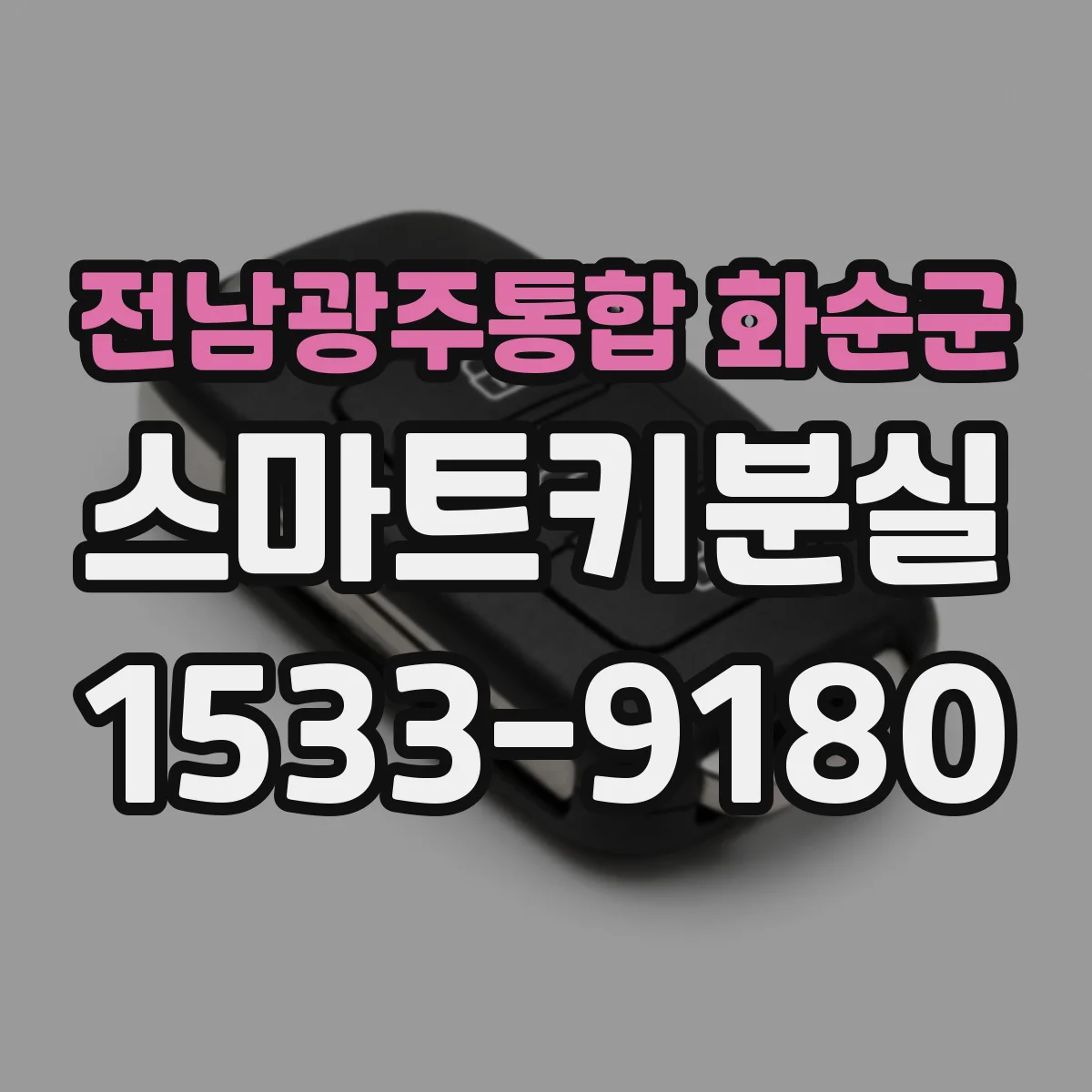 전남광주통합 화순군 스마트키분실