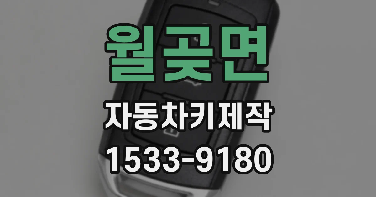 월곶면 자동차키제작
