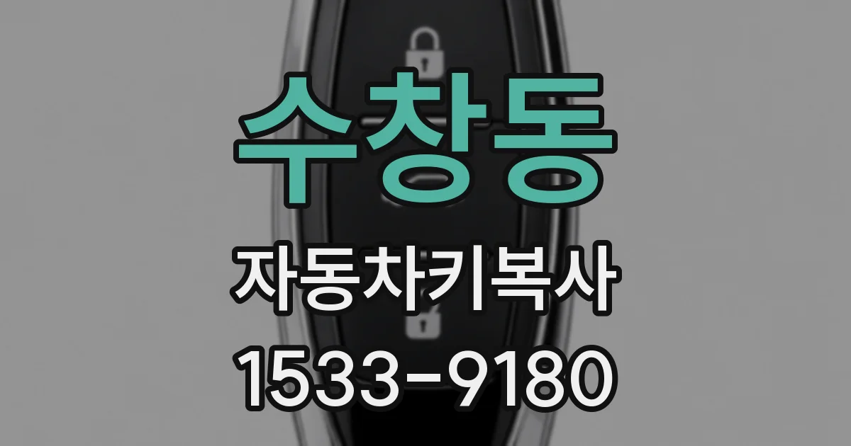 수창동 자동차키복사