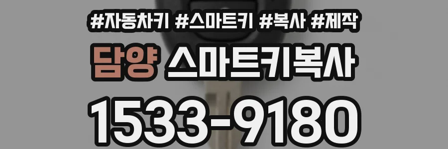 담양 스마트키복사