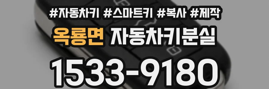 옥룡면 자동차키분실