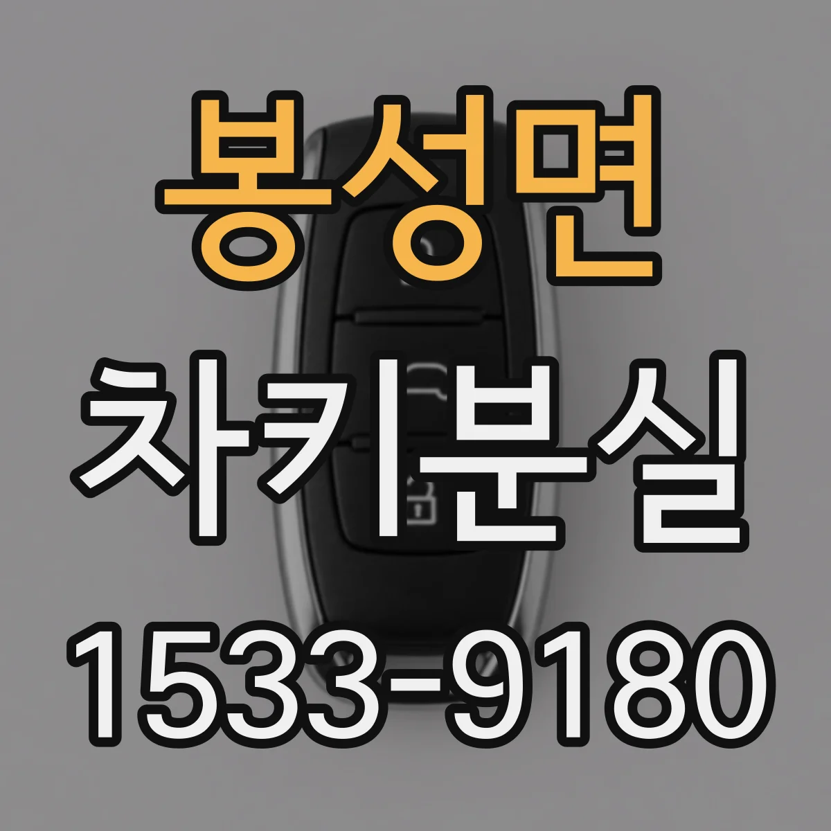 봉성면 차키분실