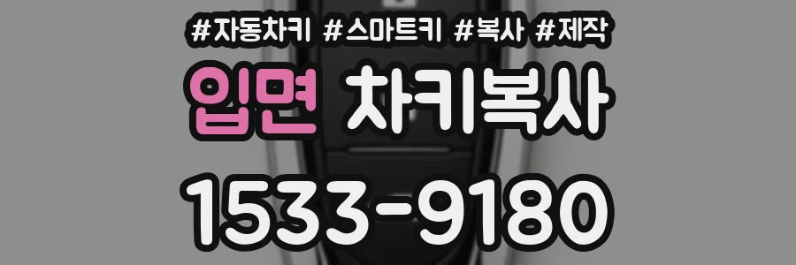 입면 차키복사