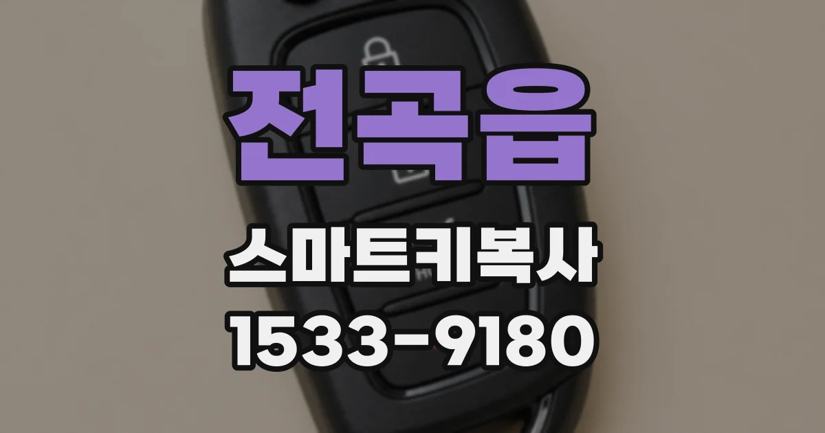 전곡읍 스마트키복사
