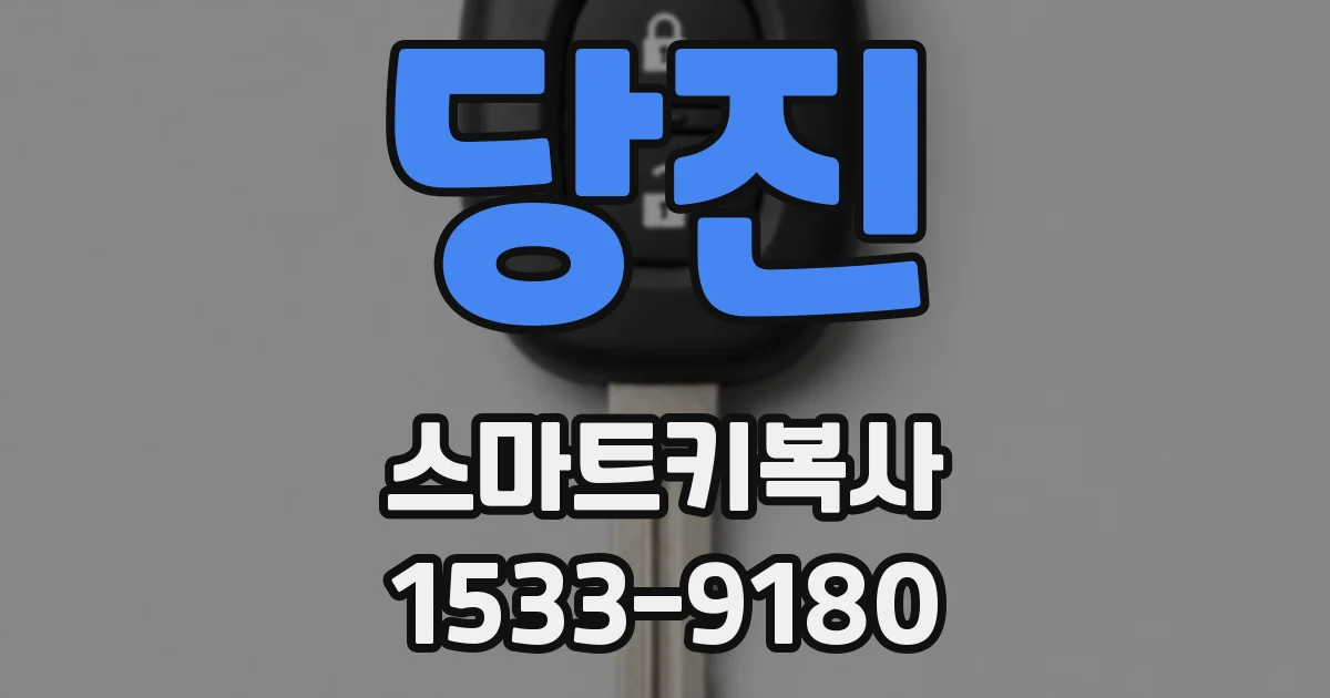 당진 스마트키복사