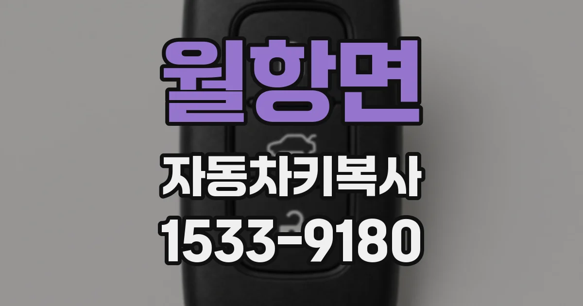 월항면 자동차키복사