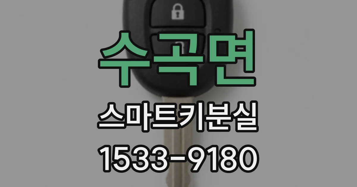 수곡면 스마트키분실