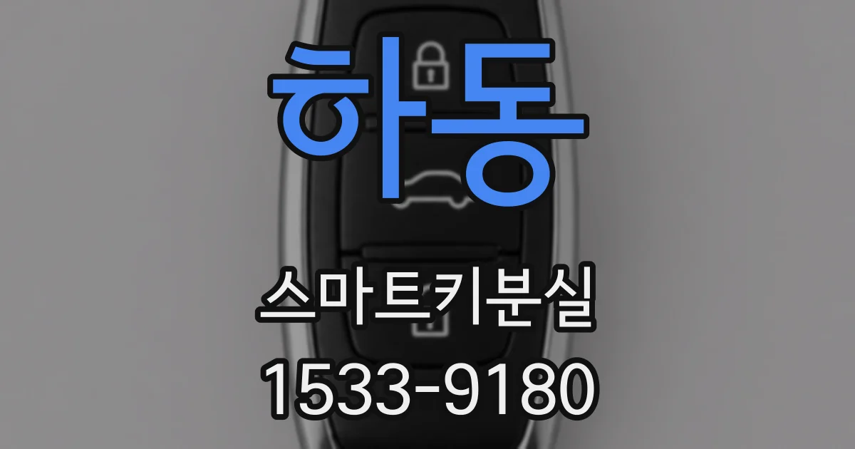 하동 스마트키분실