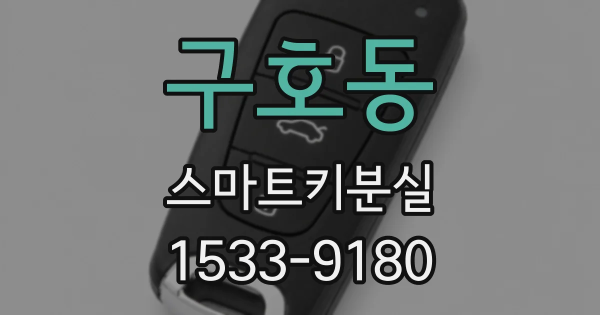 구호동 스마트키분실