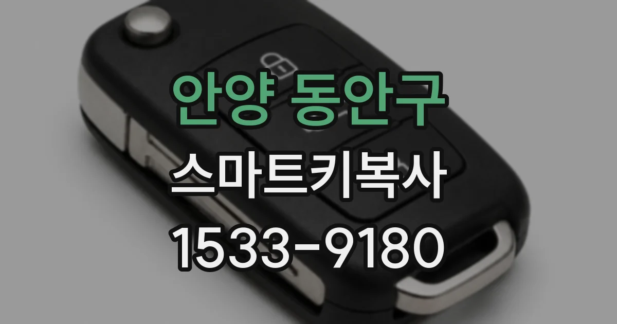 안양 동안구 스마트키복사